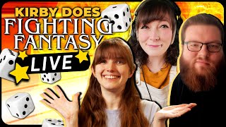 Kirby does Fighting Fantasy with Briony, Kirsty & Rythian