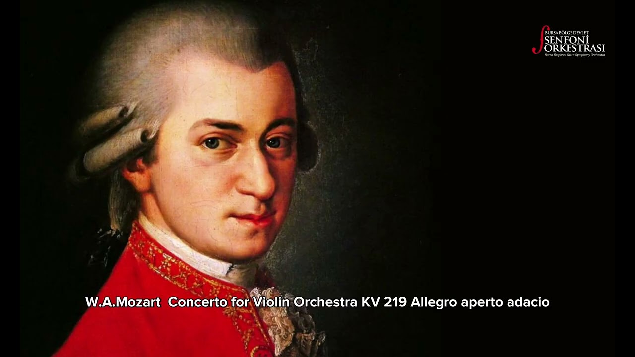 W. A. Mozart  Concerto for Violin Orchestra KV 219 Allegro aperto adacio