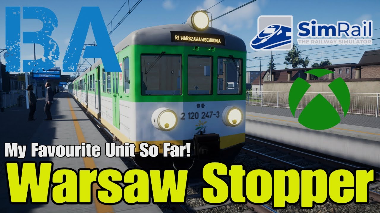 Warsaw Stopper - In My Favorite Unit! - SimRail On XBOX SERIES X