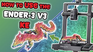 How to USE the Ender3 V3 KE || Unboxing and first impressions
