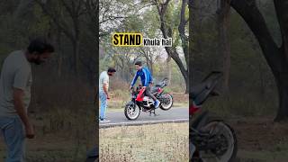 Galat aadmi se STAND ka boldia😂 #farazstuntride...