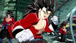 Super Dragon Ball Heroes X Dragon Ball FighterZ | All Super Saiyan 4 Forms Gameplay [1080p 60FPS] screenshot 3