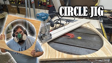 ⏺ Infinitely adjustable Router Circle Cutting Jig! 🔵