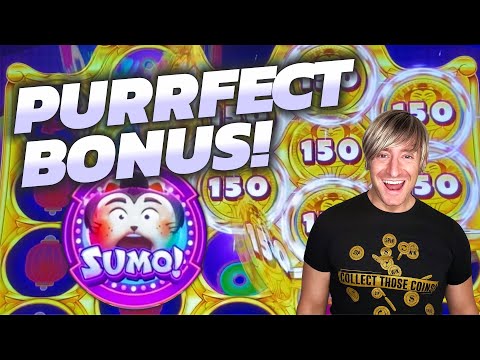 NEW GAME! Shocking Bonus Win on #SumoKitty