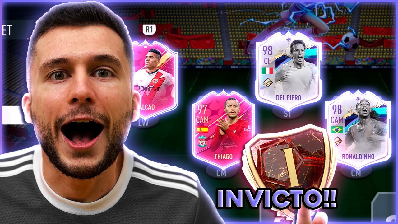 TESTEI O THIAGO E FIQUEI INVICTO NO FUT CHAMPIONS!! O RONALDINHO 98 DEITOU DEMAIS! FIFA 23 - UT