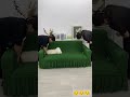 New Stylish Sofa Cover Makeover | Green Stretch Fabric Transformation" Kb Thakor