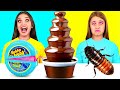 Chocolate Fountain Fondue Challenge | Fantastic Food Hacks by Fun Fun Challenge