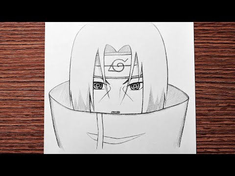 How to Draw Itachi Uchiha — Easy Drawing - Storiespub - Medium