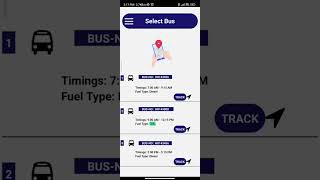 Real Time Bus Tracking App screenshot 2