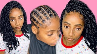 Pretwisted Passion Twist |Prelooped Crochet Braids| Quickly & Easily Install by Yourself