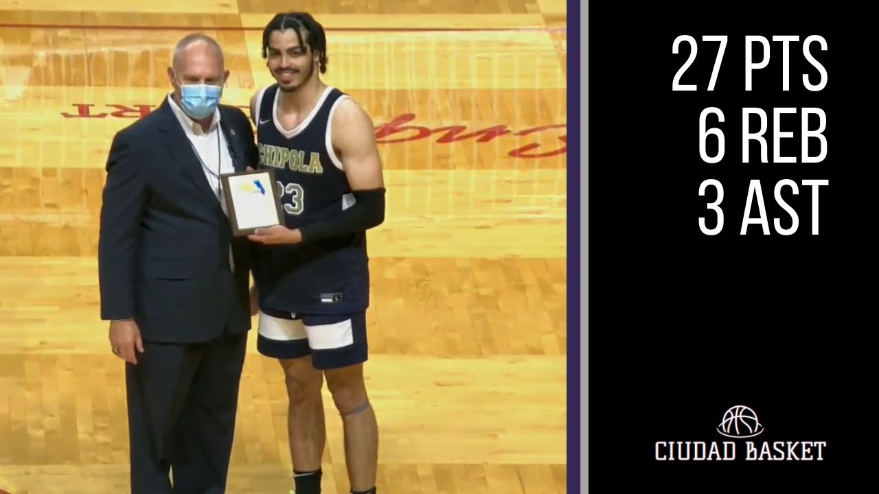 Carlos Lemus se adueñó de la final estatal de Florida - 27 puntos || NJCAA Región VIII || 10/4/21