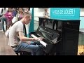 Passenger Impressively Plays Piano at Train Terminal in Paris (HD 60fps)