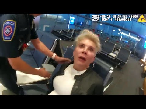 Drunk Woman Assaults Airport Staff and Resists Arrest