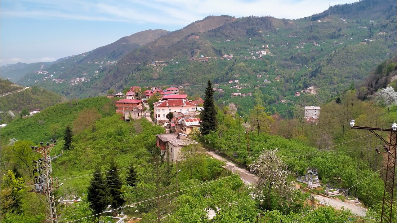 Araklı Pervane Köyü Tanıtım Videosu Drone Çekim