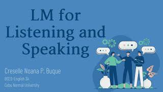 Learning Material for Listening and Speaking