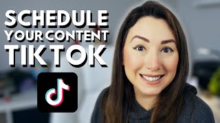 how to schedule content on your Tiktok Account
