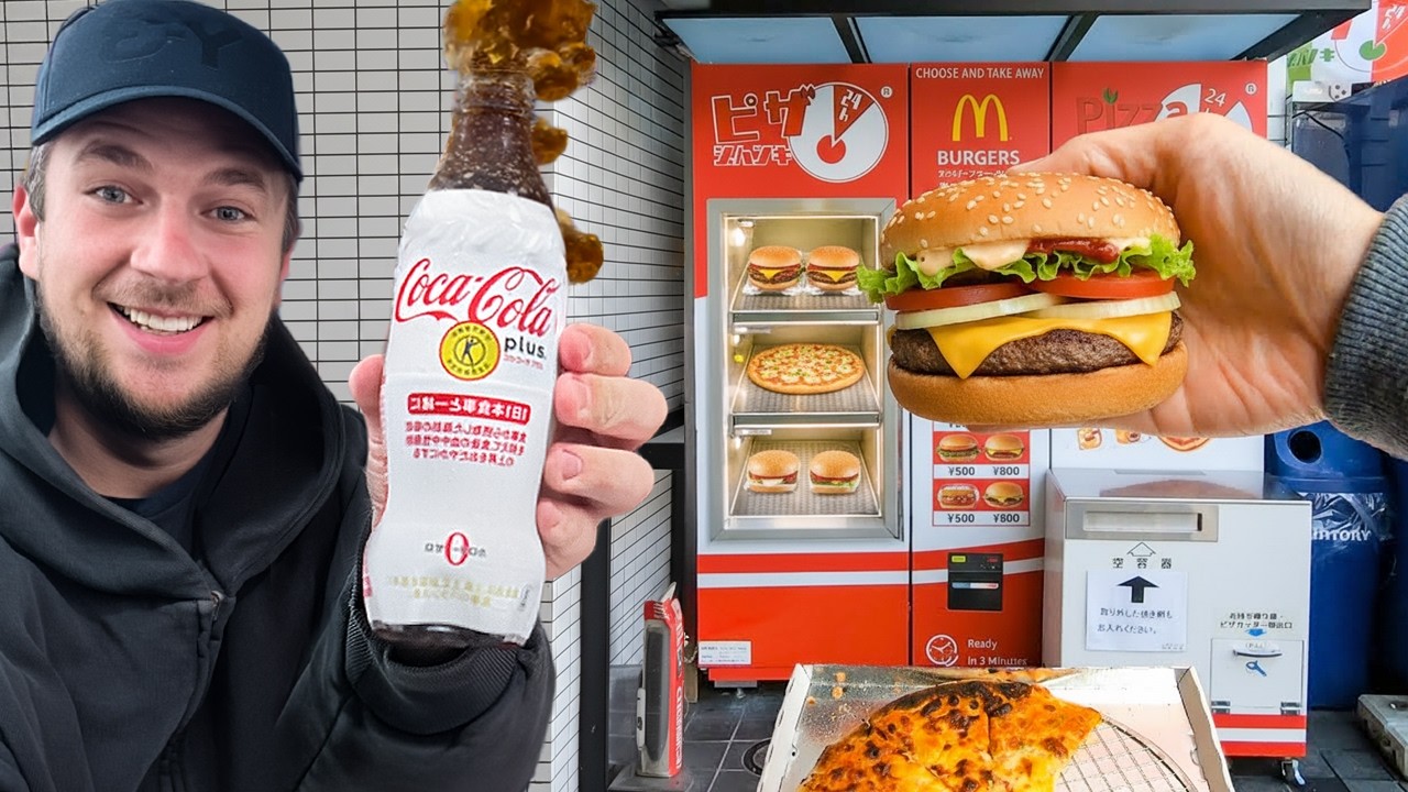 Preživljavamo Samo sa Hranom iz Automata u Japanu #4