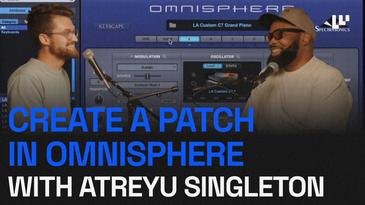 EP #77: How to Create a Worship Patch from Scratch in Omnisphere with Atreyu Singleton 