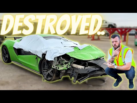 Buying My DREAM Supercar At The Salvage Auction 