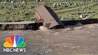 Watch: House Collapses Into Yellowstone River After Record Flooding