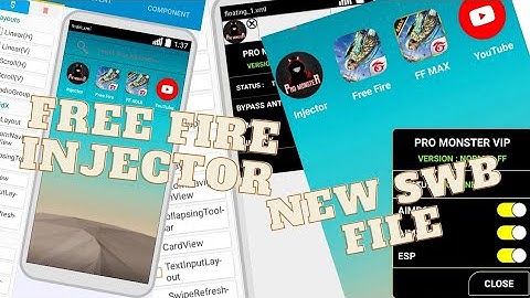 Free Fire Injector New Swb File Normal FF + FF Max | Free Fire Injector Sketchware Swb File #💯 #ff
