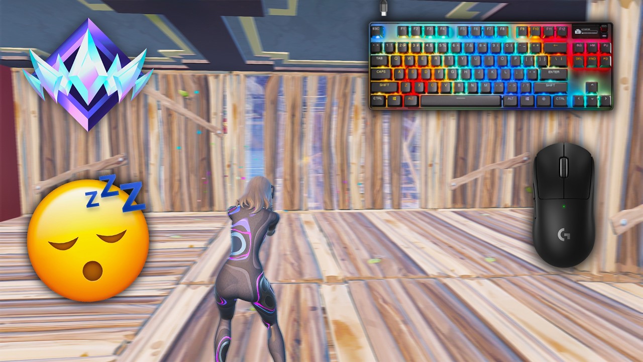 SteelSeries Apex Pro TKL ASMR😴Box Fight 2v2 Gameplay📦Satisfying Fortnite 240FPS 4k