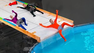 Poslednji Ko Preživi Klizavi Tobogan Pobeđuje