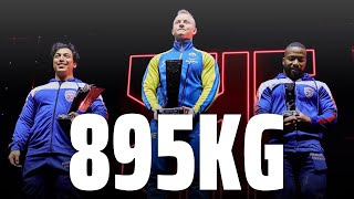 Gustav Hedlund SWE | IPF Sheffield 2024 | 1st Place | 895kg Total 93kg Class