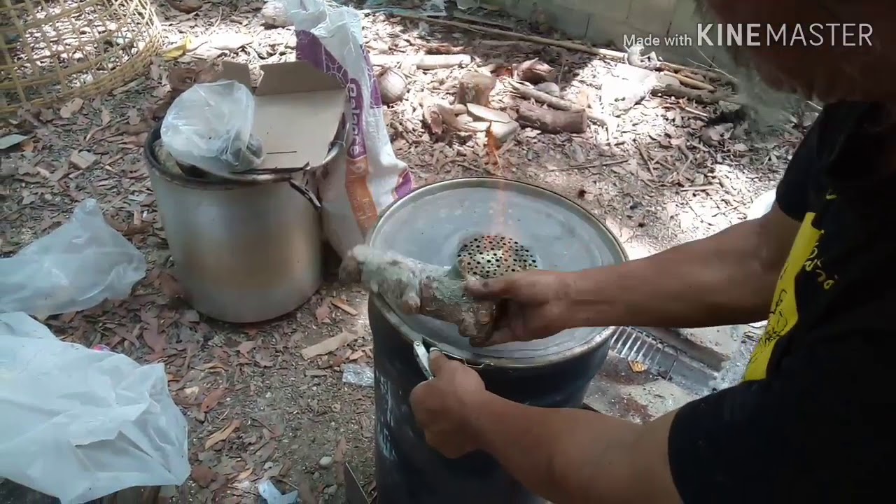 เตาเผาอบถ่านไบโอชาด้วยเชื้อเพลิงขยะแห้ง ไร้กลิ่น ไร้ควัน เป็นมิตรกับสิ่งแวดล้อม