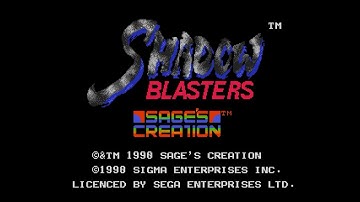 Shadow Blasters: Sega Genesis - Longplay