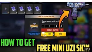 Uzi Gun Skin Freefire How To Get New Uzi Gun Skin Freefire Arpan Gaming