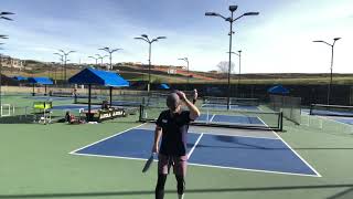 Tadd Barnett vs Aidan Mayo singles pickleball
