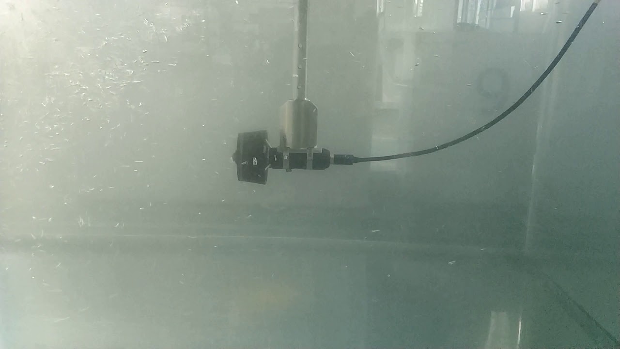 ROV thruster T300 thrust testing