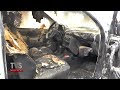 TVS Noticias.- Incendian vehículo de integrante del equipo de Cirilo Vázquez en Cosoleacaque