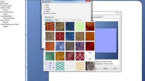 Configuring Label Backgrounds with BarTender Software Tutorial