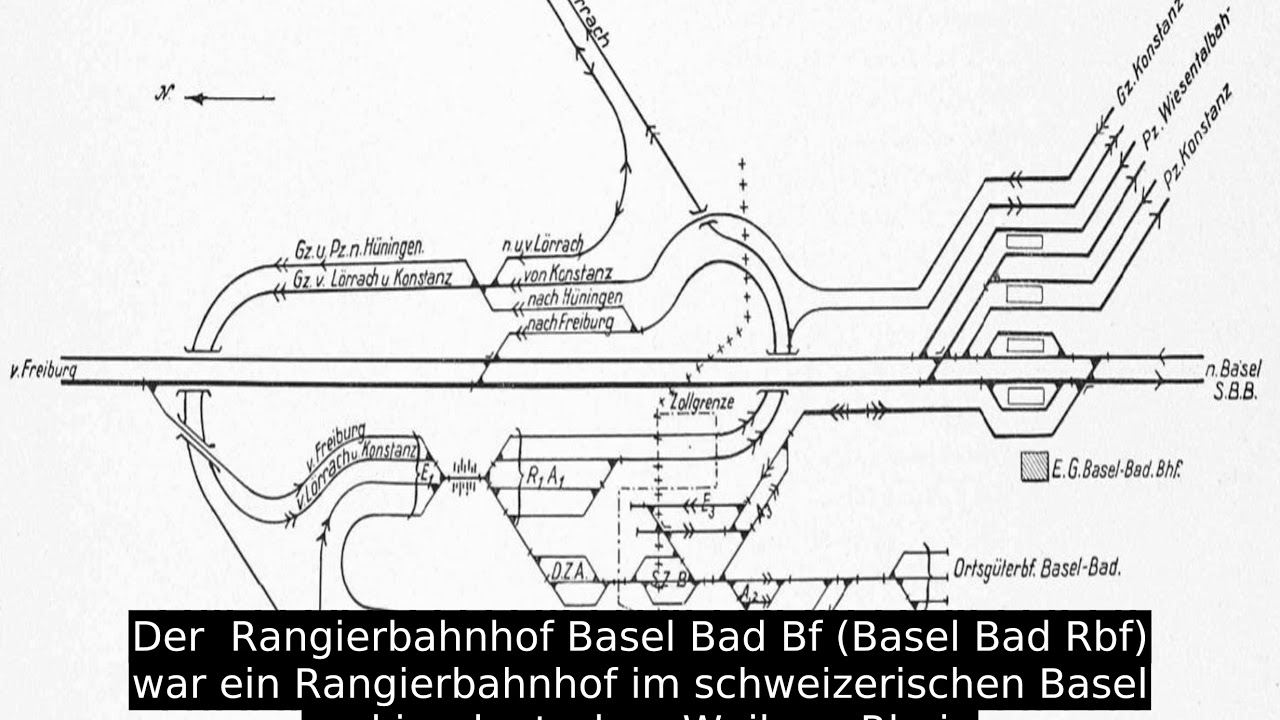Rangierbahnhof Basel Bad Bf YouTube