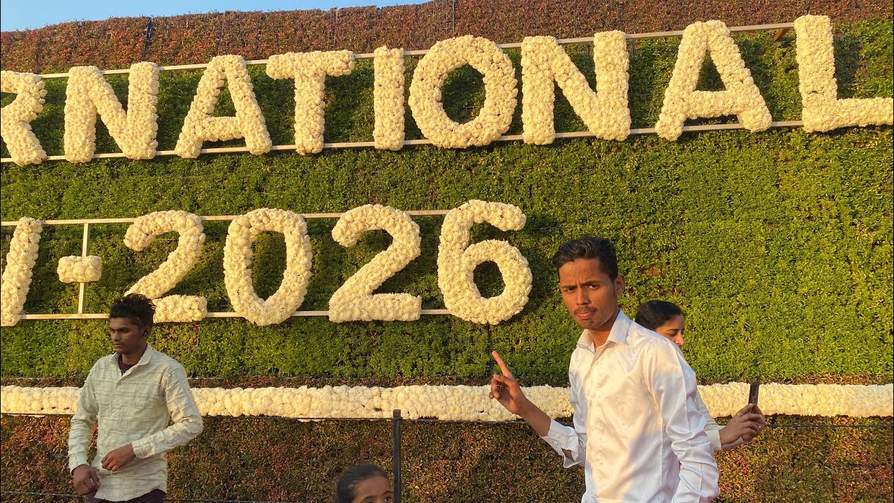 Ahmedabad￼ flower show vlogs 🤩