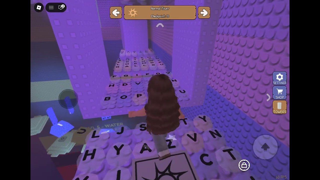 ASMR keyboard tower Roblox to fall asleep to- (climbed all of it) - (turn volume UP )
