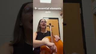 9- Essential Elements Quiz