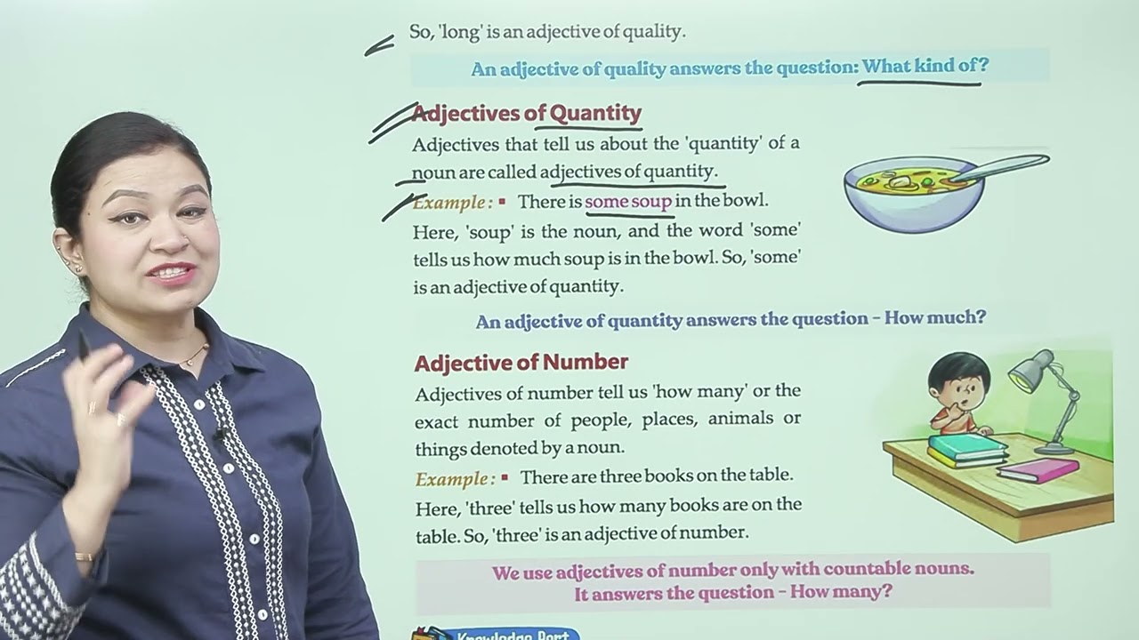 Ch 5 | Good Grade Books  | Grammar | Class 2 | Adjectives (Describing Words) | For Children