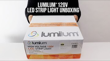 Lumilum® 120V Single Color Strip Light Product Unboxing