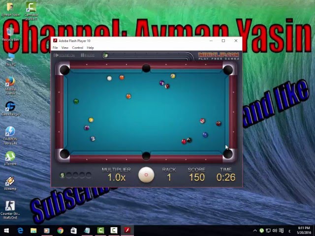 كيفية تحميل لعبة 8ball pool للكمبيوتر - YouTube