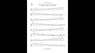 A Minor Scale 3 Octaves