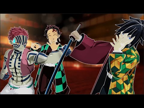 Akaza foi HUMILHADO pelos Hashiras no CASTELO INFINITO no Demon Slayer VR