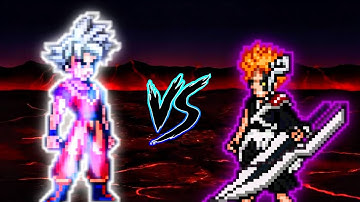 Goku DBS V3.5 OP (all form) VS Ichigo TYBW V3 (all form) in Jump Force Mugen 😱