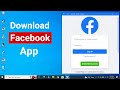 How To Download Facebook App On Laptop Or PC 