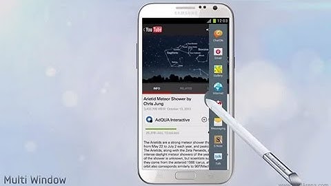 Air-view and Multiwindow on Ultimate Jelly Bean ROM (Galaxy Note: GT-N7000)