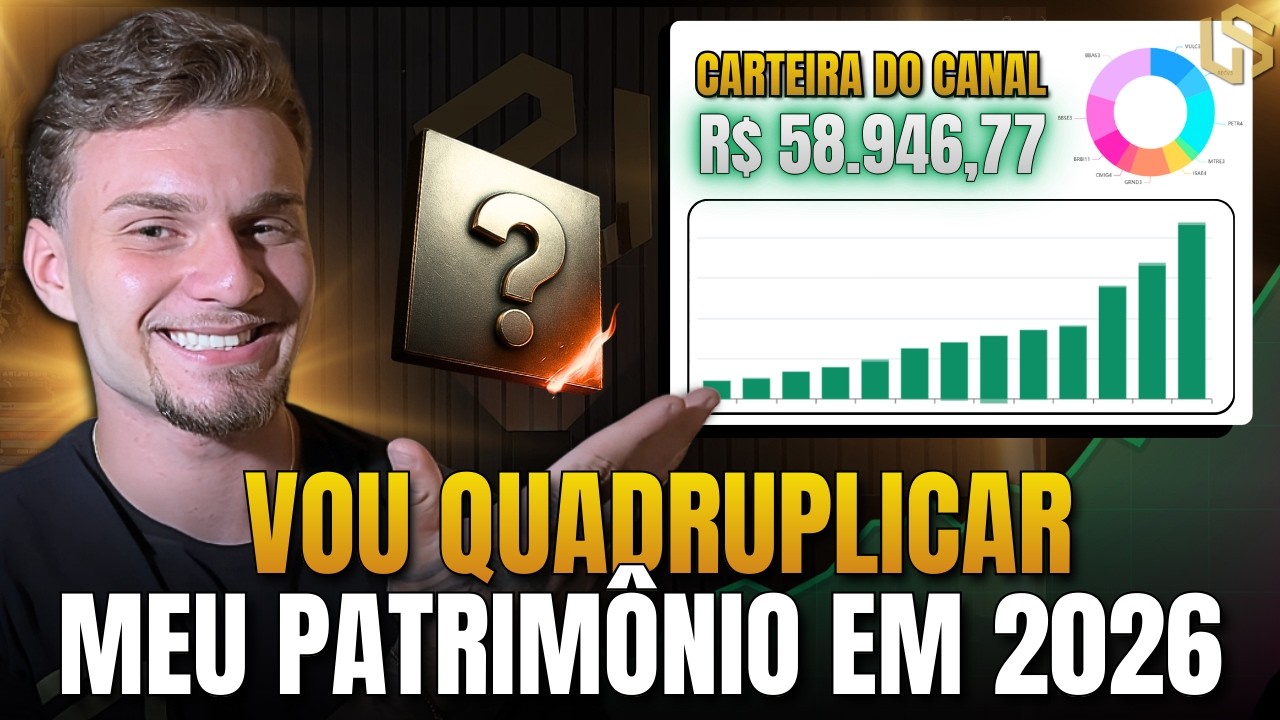 Esse é meu plano para sair de R$ 59k investidos para R$ 200k em 2026 ...