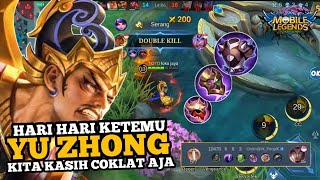 HARI-HARI KETEMU YU ZHONG KITA KASIH AJA DIA COKLAT !!! GAMEPLAY GATOTKACA - MLBB