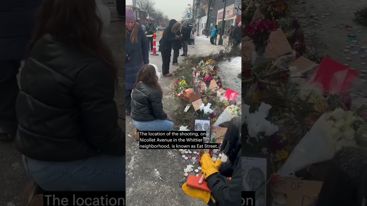 Memorial grows on street where federal agents shot, killed Alex Pretti